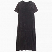 Картинка Платье футболка выстиранная миди oversize 1 карман от магазина LonnaMag