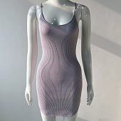 Картинка Платье майка мини мелкий рубчик от магазина LonnaMag