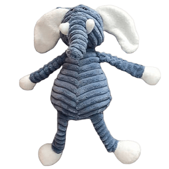 Игрушка в рубчик Звери - Синий Слон