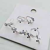 картинка Набор колец 8 шт. разыне мини фигуры и стразы от магазина LonnaMag