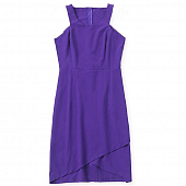 Картинка Платье на лямках верх холтер юбка на запах сзади разрез от магазина LonnaMag