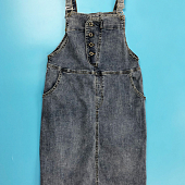 Картинка Джинсовый сарафан миди 4 пуговицы от магазина LonnaMag