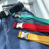 картинка Пояс тканевый яркий с карабином от магазина LonnaMag