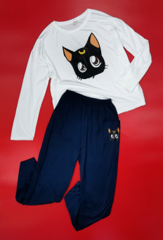 Пижама принт Мультяшки - кот сейлор мун