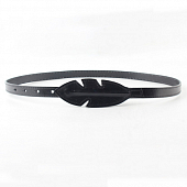 картинка Ремень тонкий пряжка в форме листика от магазина LonnaMag