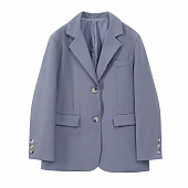 Картинка Пиджак прямой дымчато-серый (из костюма) от магазина LonnaMag