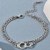 картинка Браслет 2 цепи наручники freedom от магазина LonnaMag