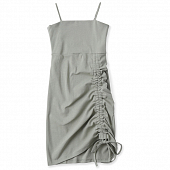 Картинка Платье мини стрейч лямки сбоку сборка на завязках от магазина LonnaMag