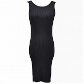 Картинка Платье трикотаж верх майкой вырез на спине с перекручиванием от магазина LonnaMag