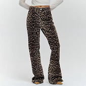 Картинка Джинсы широкие принт леопард от магазина LonnaMag