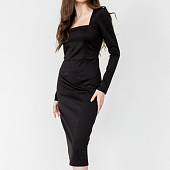 Картинка Платье футляр по фигуре миди от магазина LonnaMag